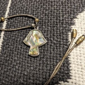 Silver mushroom pendant - Vintage 70s